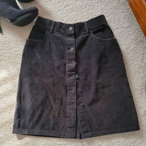Corduroy Skirt